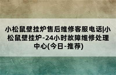 小松鼠壁挂炉售后维修客服电话|小松鼠壁挂炉-24小时故障维修处理中心(今日-推荐)